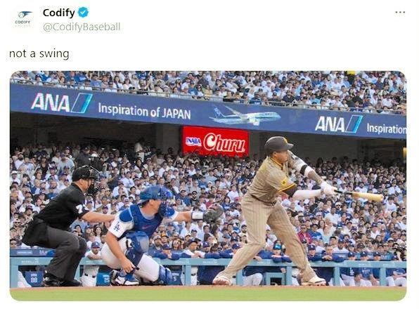 　米データサイト「Ｃｏｄｉｆｙ」の公式Ｘ（＠ＣｏｄｉｆｙＢａｓｅｂａｌｌ）より