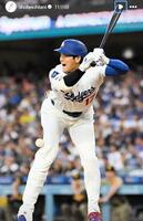 　大谷翔平のインスタグラム（ｓｈｏｈｅｉｏｈｔａｎｉ）より
