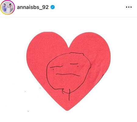 　長男が描いた絵。石橋杏奈のインスタグラム＠ａｎｎａｉｓｂｓ＿９２より