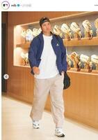 　球場入りする大谷。ＭＬＢ公式インスタグラム（ｍｌｂ）より