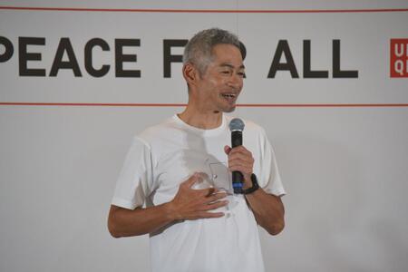 イチロー氏　自身デザインのＴシャツ好調にニヤリ「ミャクミャクの尻尾が見えてきましたね」　メジャー時代のおもしろＴシャツ球場入り秘話も明かす