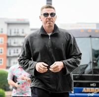 　球場入りするフリーマン（ロサンゼルス・ドジャース提供）