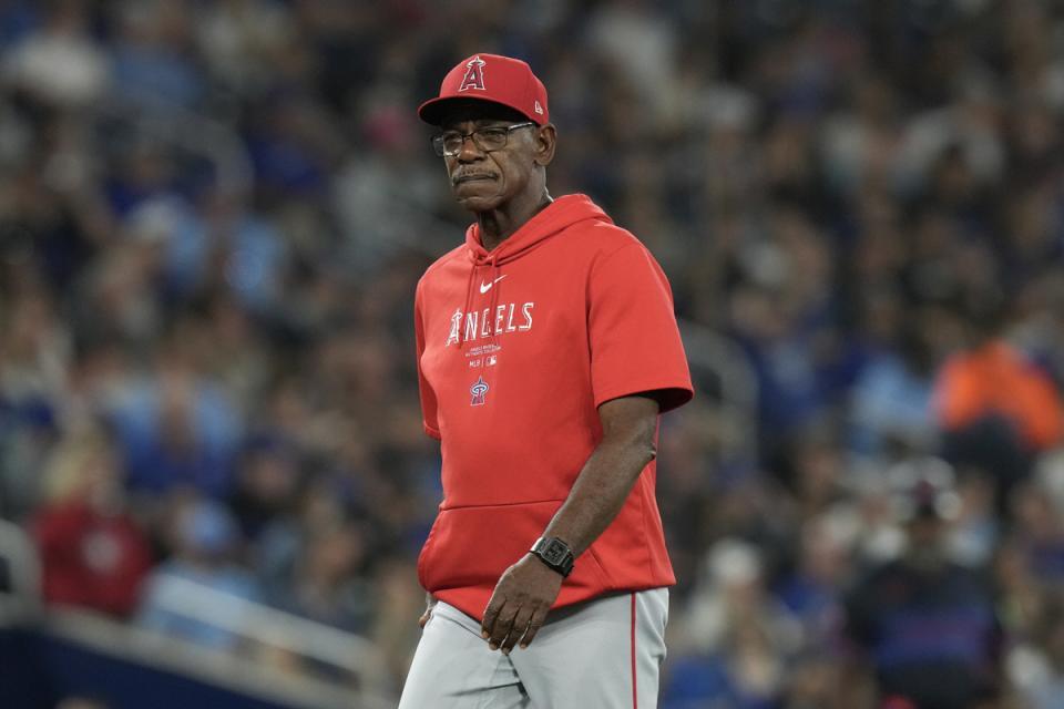 　エンゼルス・ワシントン監督（提供・共同通信社）