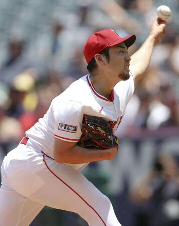 　先発し、７回２失点で３勝目を挙げた菊池（イマジンイメージズ・ロイター＝共同）