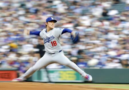 山本由伸　５回１安打無失点で７勝目の権利　雨にたたられわずか５６球で降板も　打者天国で無双　二塁踏ませず