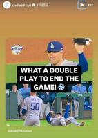 　フリーマンをたたえる投稿。大谷翔平のインスタグラム（ｓｈｏｈｅｉｏｈｔａｎｉ）より