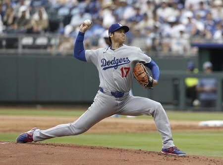 　先発登板した大谷（提供・共同通信社）