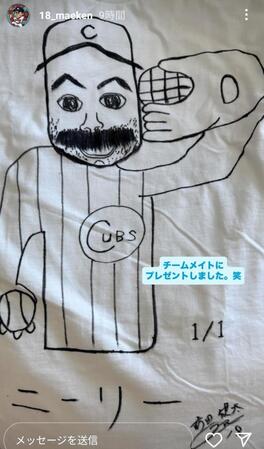　前田健太のインスタグラム（＠１８＿ｍａｅｋｅｎ）から