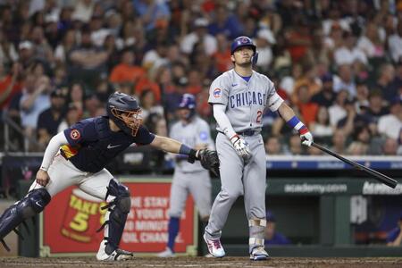 鈴木誠也　惜しい打球を放つも無安打