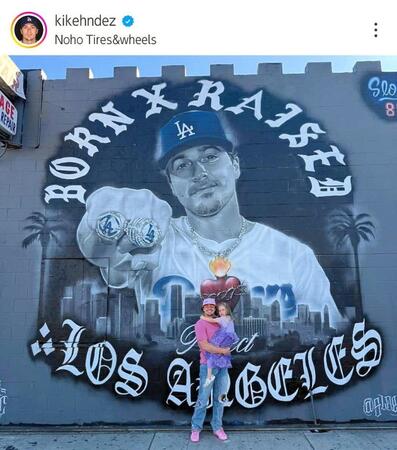 　キケ・ヘルナンデスのインスタグラム（ｋｉｋｅｈｎｄｅｚ）より 