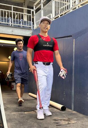 吉田正尚　投げる方は「１０割近く」　メジャー復帰は「痛みさえなければ大丈夫」