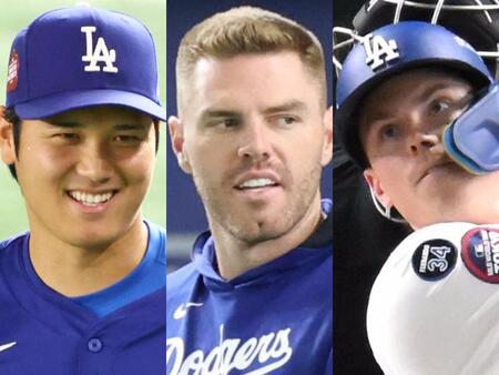 ドジャースは大谷、フリーマン、スミスが選出　ＭＬＢ球宴ファン投票最終結果　躍進タイガースからも３選手