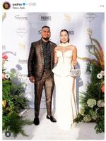 　チャリティーイベントに出席したアラエズ夫妻。パドレスの公式インスタグラム（ｐａｄｒｅｓ）より