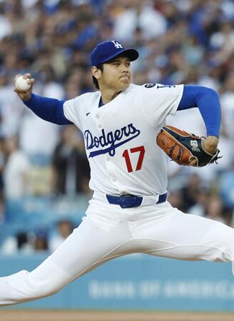　ドジャースの大谷翔平（提供・共同通信社）