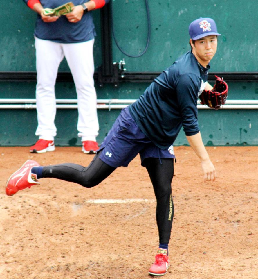 　３Ａリーハイバレー時代の青柳＝５月６日（共同）