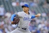 　ツインズ戦に先発したカブス・今永。６回５安打２失点で３敗目を喫した（イマジンイメージズ・ロイター＝共同）