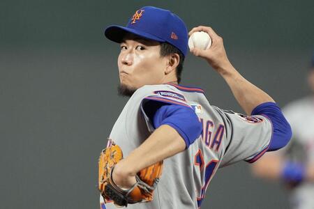 メッツ・千賀滉大は４回４安打無失点　右太もも負傷から約１カ月ぶり復帰登板　６７球で４奪三振　荒天で試合開始遅れもなんの