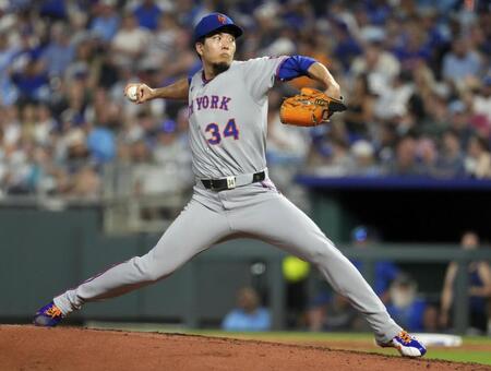 　ロイヤルズ戦に先発した千賀（ゲッティ＝共同）