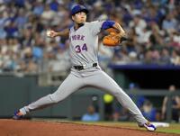 　ロイヤルズ戦に先発した千賀（ゲッティ＝共同）