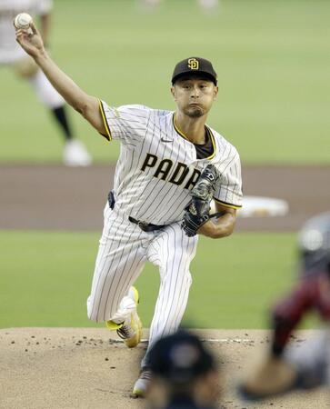 ダルビッシュ有　日米通算２０４勝の権利まであと１死…痛恨の逆転タイムリー浴びる　五回途中４失点で降板