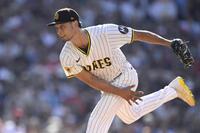 　先発し、４回２／３を４失点だったダルビッシュ（ＡＰ＝共同）