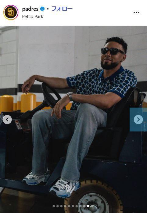 　パドレスの球団公式インスタグラム＠ｐａｄｒｅｓより