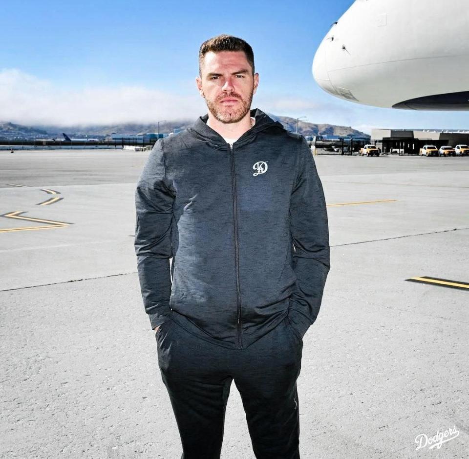 　オールスターへ移動するフリーマン（ロサンゼルス・ドジャース提供）