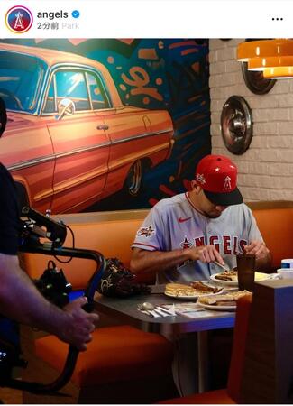 　ロサンゼルス・エンゼルスのインスタグラム＠ａｎｇｅｌｓより