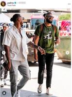 　球場入りするタティス。パドレスのインスタグラム（ｐａｄｒｅｓ）より
