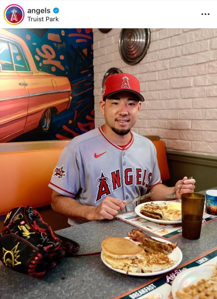 　ロサンゼルス・エンゼルスのインスタグラム＠ａｎｇｅｌｓより