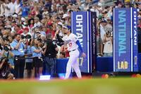 　オールスター戦に臨む大谷（共同）