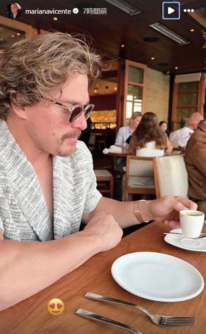 　キケ・ヘルナンデスの妻、マリアナさんのインスタグラム（ｍａｒｉａｎａｖｉｃｅｎｔｅ）より