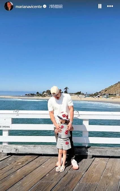 　キケ・ヘルナンデスの妻、マリアナさんのインスタグラム（ｍａｒｉａｎａｖｉｃｅｎｔｅ）より