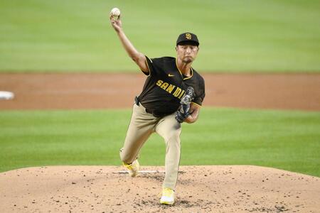 　ナショナルズ戦に先発したダルビッシュ（ＡＰ＝共同）