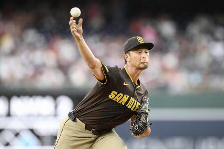 ダルビッシュが５回３失点降板で今季初勝利はお預け　悪天候で試合開始約１時間遅れ、粘りの投球も
