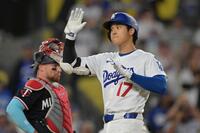 　４試合連続となる３６号本塁打を放った大谷（提供・Imagn/ロイター/アフロ）
