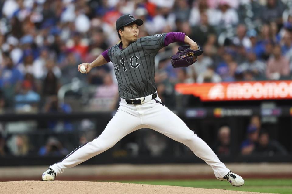 　エンゼルス戦に先発し３回４失点だった千賀（ＡＰ＝共同）