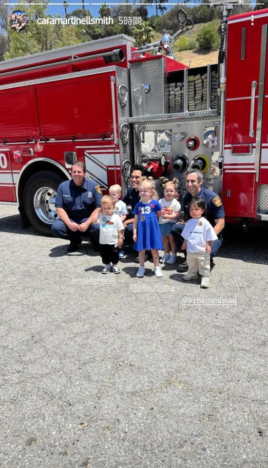 　スミスのカーラ夫人のインスタグラム（ｃａｒａｍａｒｔｉｎｅｌｌｓｍｉｔｈ）より