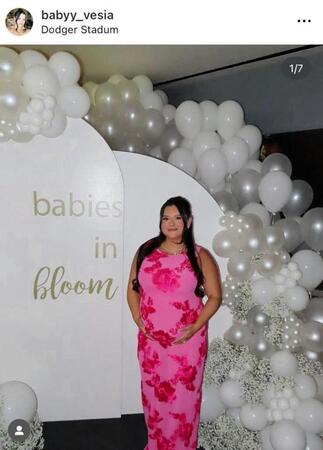 　ベシア投手の妻ケイラさんのインスタグラム＠ｂａｂｙｙ＿ｖｅｓｉａより