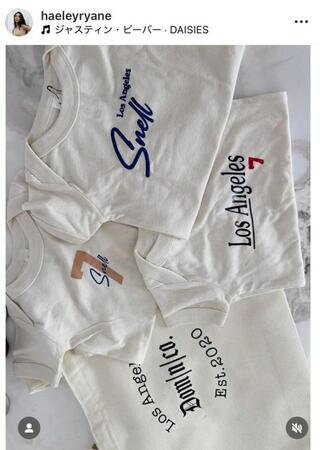 　スネル投手の妻ヘイリーさんのインスタグラム＠ｈａｅｌｅｙｒｙａｎｅより