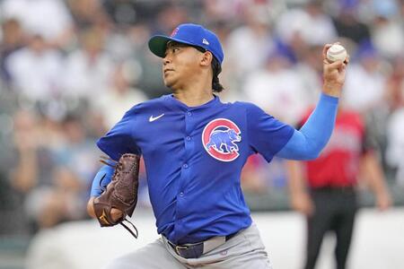 　ホワイトソックス戦に先発した今永（ＡＰ＝共同）