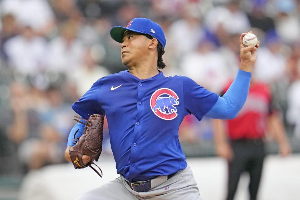 　ホワイトソックス戦に先発した今永（ＡＰ＝共同）