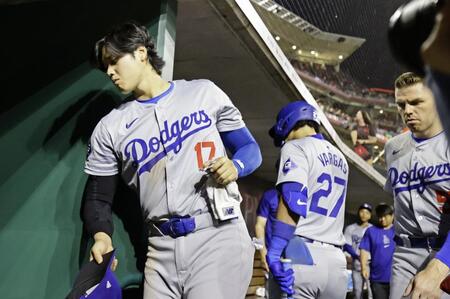 ドジャース、痛恨２試合連続逆転負け　得点機に拙攻繰り返す　大谷翔平２安打１四球　８戦連続安打＆７戦ぶりマルチも逆転機２打席凡退