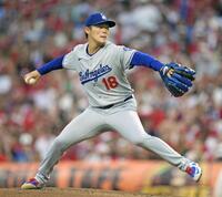 　レッズ戦に先発した山本（共同）