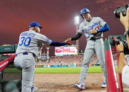 大谷翔平　１００得点一番乗り　値千金決勝打で由伸アシスト　今季最長９戦連続安打