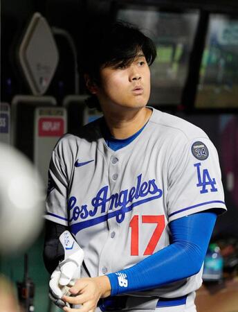 大谷翔平 音無し4打席連続三振 連続試合安打9でストップ/大