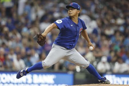 　ブルワーズ戦に先発した今永（ＡＰ＝共同）