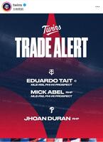 　ミネソタ・ツインズのインスタグラム＠Ｔｗｉｎｓより　