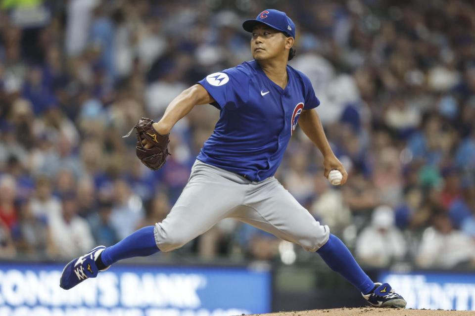 　ブルワーズ戦に先発した今永（ＡＰ＝共同）