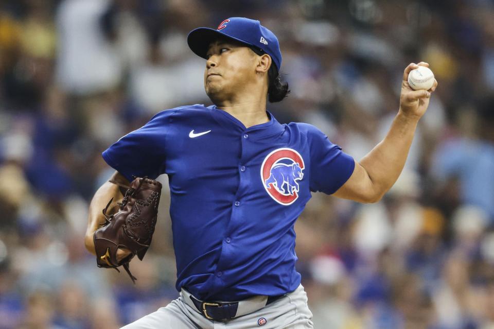 　ブルワーズ戦に先発した今永（ＡＰ＝共同）